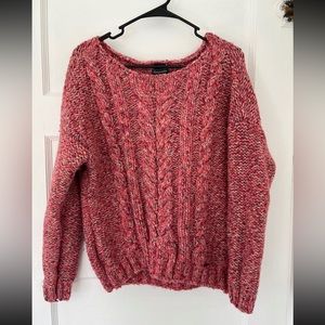 Pink Abercrombie and Fitch Oversized Sweater
